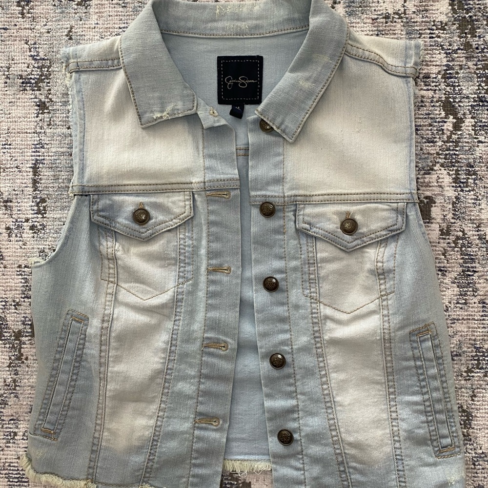 Jessica Simpson Denim Vest